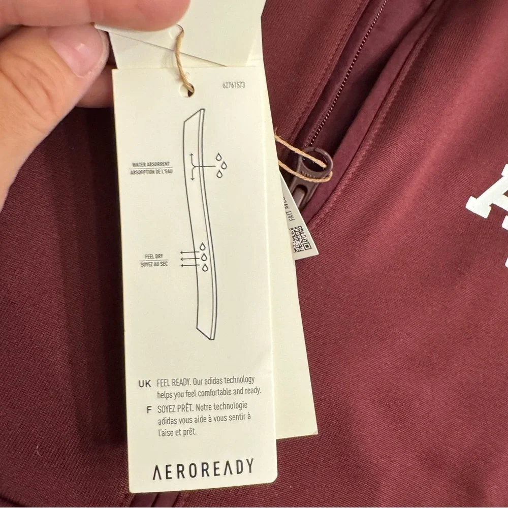 Texas A&M Aggies University adidas Sweatshirt Men's Marron Wine New Sz M NEW $75
